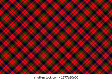 Scottish rectangle diagonal tartan for fabric, kilts, skirts, plaids and different designs.