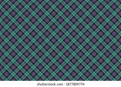 Scottish rectangle diagonal tartan for fabric, kilts, skirts, plaids and different designs.