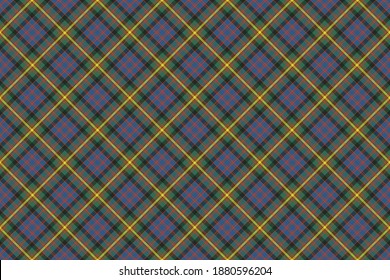 Scottish rectangle diagonal tartan for fabric, kilts, skirts, plaids and different designs.