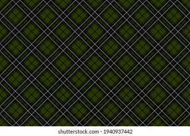 Scottish rectangle diagonal tartan for fabric, kilts, skirts, plaids and different designs.