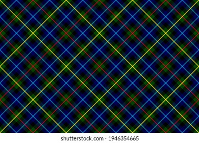 Scottish rectangle diagonal tartan for fabric, kilts, skirts, plaids and different designs.