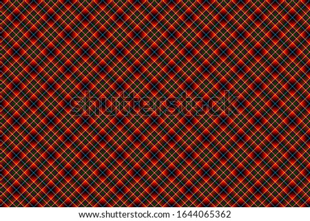 Scottish rectangle diagonal tartan for fabric, kilts, skirts, plaids and different designs.