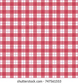 Scottish red tartan background. Eps 10 vector file.