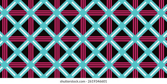 Scottish Seamless Ornament Tartan Background.