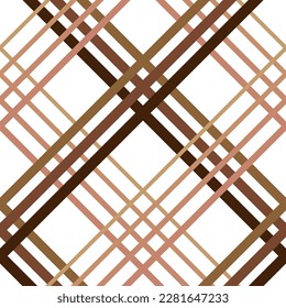 Scottish style checkered texture for clothes, print. Fashion graphic background design. Modern stylish abstract texture. Design template for prints, textiles, wallpaper. Vector illustration