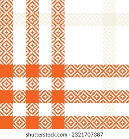 Scottish Tartan Pattern. Abstract Check Plaid Pattern Traditional Scottish Woven Fabric. Lumberjack Shirt Flannel Textile. Pattern Tile Swatch Included.