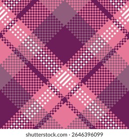 Padrão Tartan Escocês. Modelo de padrão de xadrez de verificação abstrata para o ornamento de projeto. Textura de malha perfeita.