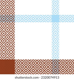 Scottish Tartan Pattern. Checkerboard Pattern Template for Design Ornament. Seamless Fabric Texture.