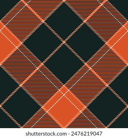 Scottish Tartan Pattern. Checkerboard Pattern Traditional Scottish Woven Fabric. Lumberjack Shirt Flannel Textile. Pattern Tile Swatch Included.
