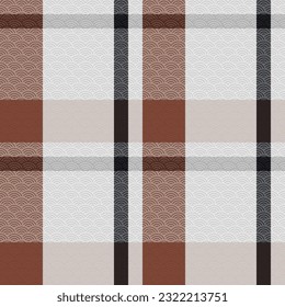 Scottish Tartan Pattern. Classic Scottish Tartan Design. Traditional Scottish Woven Fabric. Lumberjack Shirt Flannel Textile. Pattern Tile Swatch Included.