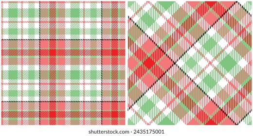 Scottish Tartan Pattern. Classic Scottish Tartan Design. Traditional Scottish Woven Fabric. Lumberjack Shirt Flannel Textile. Pattern Tile Swatch Included.
