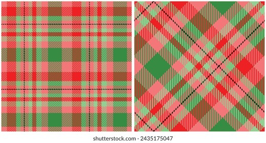 Scottish Tartan Pattern. Classic Scottish Tartan Design. Seamless Tartan Illustration Vector Set for Scarf, Blanket, Other Modern Spring Summer Autumn Winter Holiday Fabric Print.
