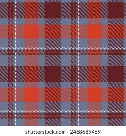 Scottish Tartan Pattern. Classic Scottish Tartan Design. Traditional Scottish Woven Fabric. Lumberjack Shirt Flannel Textile. Pattern Tile Swatch Included.