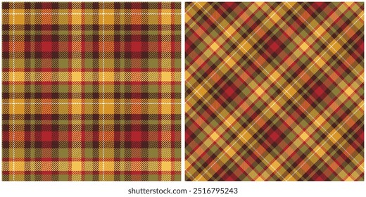 Padrão Tartan Escocês. Clássico Escocês Tartan Design. Tecido Escocês Tradicional. Camisa Lumberjack Flannel Têxtil. Amostra De Bloco Padrão Incluída.