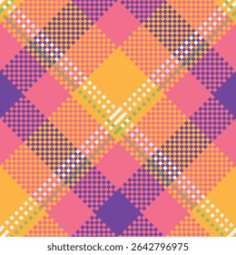 Scottish Tartan Pattern. Classic Scottish Tartan Design. Traditional Scottish Woven Fabric. Lumberjack Shirt Flannel Textile. Pattern Tile Swatch Included.