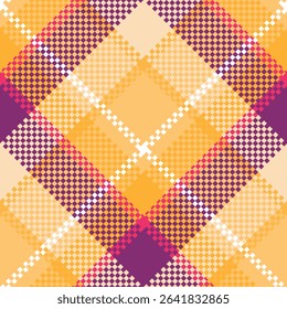 Scottish Tartan Pattern. Gingham Patterns Traditional Scottish Woven Fabric. Lumberjack Shirt Flannel Textile. Pattern Tile Swatch Included.