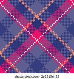 Padrão Tartan Escocês. Padrões Xadrez Sem Costura Tecido Escocês Tradicional. Camisa Lumberjack Flannel Têxtil. Amostra De Bloco Padrão Incluída.