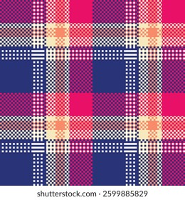 Scottish Tartan Pattern. Plaid Pattern Seamless Traditional Scottish Woven Fabric. Lumberjack Shirt Flannel Textile. Pattern Tile Swatch Included.
