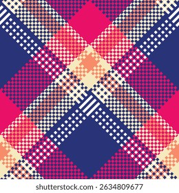 Padrão Tartan Escocês. Padrão xadrez sem emenda tecido escocês tradicional. Camisa Lumberjack Flannel Têxtil. Amostra De Bloco Padrão Incluída.