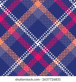 Scottish Tartan Pattern. Plaid Pattern Seamless Template for Design Ornament. Seamless Fabric Texture.