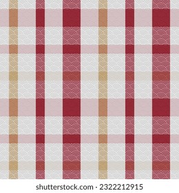 Patrón de Tartán escocés. Patrón sin inconvenientes del vector de colocación de tartán. Tejido tradicional escocés. Tejido de fieltro de camisas. Se Incluyó El Espectáculo De Mosaico.