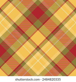 Scottish Tartan Pattern. Tartan Plaid Vector Seamless Pattern. Seamless Tartan Illustration Vector Set for Scarf, Blanket, Other Modern Spring Summer Autumn Winter Holiday Fabric Print.