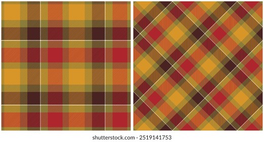 Schottisches Tartan-Muster. Tartan Plaid Vektor nahtloses Muster. Flanell Shirt Tartan Muster. Trendy Fliesen für Bildschirmhintergründe.