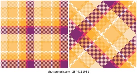 Padrão Tartan Escocês. Modelo de padrão sem emenda Tartan para o ornamento de design. Textura de malha perfeita.