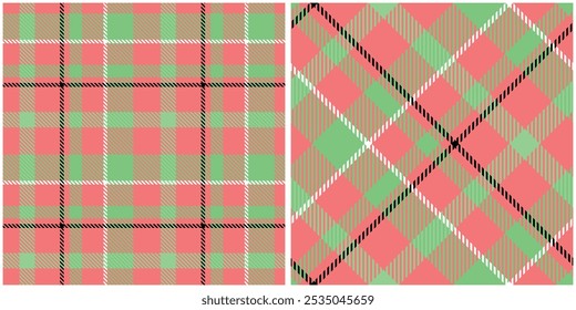 Padrão Tartan Escocês. Histórico Tradicional Escocês Checkered. Tecido Escocês Tradicional. Camisa Lumberjack Flannel Têxtil. Amostra De Bloco Padrão Incluída.