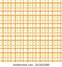 Scottish tartan plaid fabric line arrow brown color seamless patterns. Geometric motif vintage retro modern style. Fabric madras pattern minimal folk print vector. Design for backdrop clothing textile