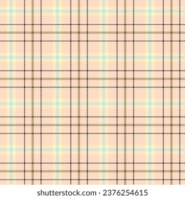 Scottish tartan plaid repeated vector seamless pattern for the background