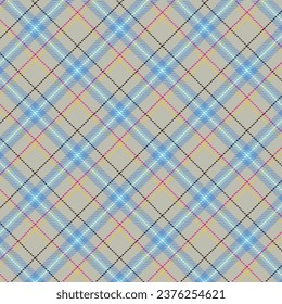 Scottish tartan plaid repeated vector seamless pattern for the background
