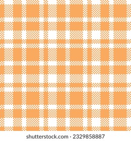 Scottish Tartan Plaid Seamless Pattern, Tartan Seamless Pattern. Template for Design Ornament. Seamless Fabric Texture. Vector Illustration