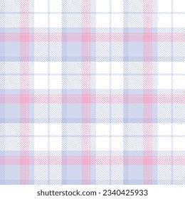 Scottish Tartan Plaid Seamless Pattern, Gingham Patterns. Template for Design Ornament. Seamless Fabric Texture. Vector Illustration