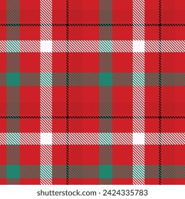 Scottish Tartan Plaid Seamless Pattern, Tartan Seamless Pattern. Traditional Scottish Woven Fabric. Lumberjack Shirt Flannel Textile. Pattern Tile Swatch Included.