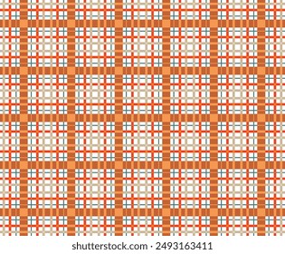 Scottish Tartan Plaid Seamless Pattern. Vector pattern illustration  for scarf, blanket, other modern autumn color fabric print.