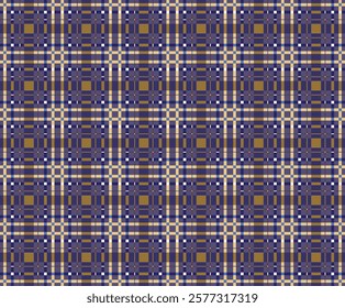 Scottish Tartan Plaid Seamless Pattern. Vector pattern illustration  for scarf, blanket, other modern autumn color fabric print.