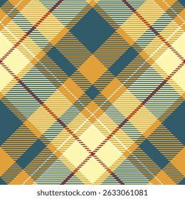 Tartan escocês padrão sem emenda, design escocês clássico Tartan. Modelo para Ornamento de Design. Textura de malha perfeita. Ilustração de vetor