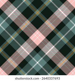 Scottish Tartan Plaid Seamless Pattern, Sweet Plaids Pattern Seamless. Template for Design Ornament. Seamless Fabric Texture. Vector Illustration