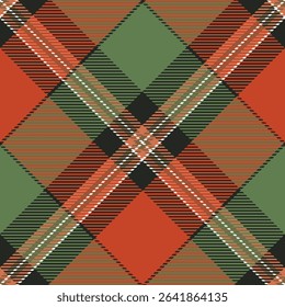 Scottish Tartan Plaid Seamless Pattern, Sweet Plaid Patterns Seamless. Template for Design Ornament. Seamless Fabric Texture. Vector Illustration