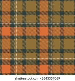 Tartan Escocês Padrão Sem Costura, Tartan Escocês Padrão Sem Costura. Modelo para Ornamento de Design. Textura de malha perfeita. Ilustração de vetor