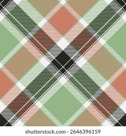 Escocês Tartan Jogado Padrão Sem Costura, Tartan Padrão Sem Costura. Camiseta Flanela Tartan Padrões. Ilustração de vetor de azulejos na moda para papéis de parede.