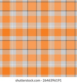 Escocês Tartan Jogado Padrão Sem Costura, Padrão Checker. Modelo para Ornamento de Design. Textura de malha perfeita. Ilustração de vetor
