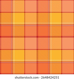 Scottish Tartan Plaid Padrão Sem Costura, Padrões Gingham. Modelo para Ornamento de Design. Textura de malha perfeita. Ilustração de vetor