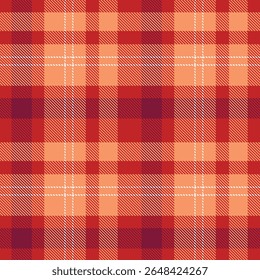 Escocês Tartan Jogado Padrão Sem Costura, Tartan Padrão Sem Costura. Modelo para Ornamento de Design. Textura de malha perfeita. Ilustração de vetor