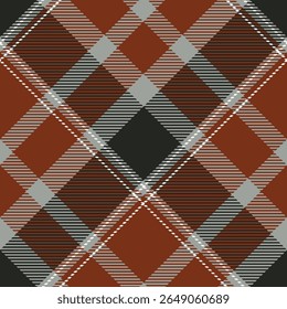 Scottish Tartan Plaid Padrão Sem Costura, Fundo Tradicional Escocês Checkered. Camiseta Flanela Tartan Padrões. Ilustração de vetor de azulejos na moda para papéis de parede.