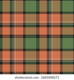 Escocês Tartan Jogado Padrão Sem Costura, Padrões Jogados Sem Costura. Camiseta Flanela Tartan Padrões. Ilustração de vetor de azulejos na moda para papéis de parede.
