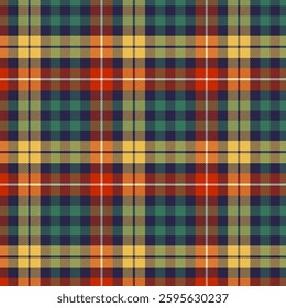 Scottish tartan plaid seamless repeat textured vector pattern for textile, clothing, fabric, print, background, wallpaper and wrapping paper.