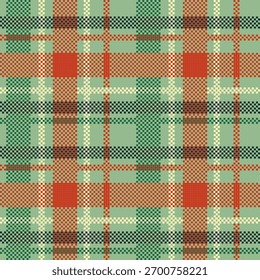 Escocês Tartan Xadrez Padrão têxtil xadrez fundo têxtil, ideia tartan padrão vetor. Imprimir textura de cheque sem costura