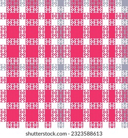 Scottish Tartan Seamless Pattern. Abstract Check Plaid Pattern Traditional Scottish Woven Fabric. Lumberjack Shirt Flannel Textile. Pattern Tile Swatch Included.